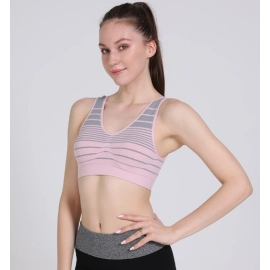 Sports Underwear Women′s Non-Wireless Bra Gathered Anti-Sagging Camisole Seamless Yoga Wear