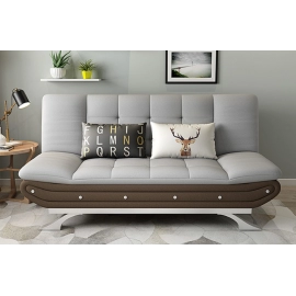 Space Saving Living Room Furniture Wood Frame Fabric Divan Sofa Cum Bed Folding Sleeper Sofa Bed